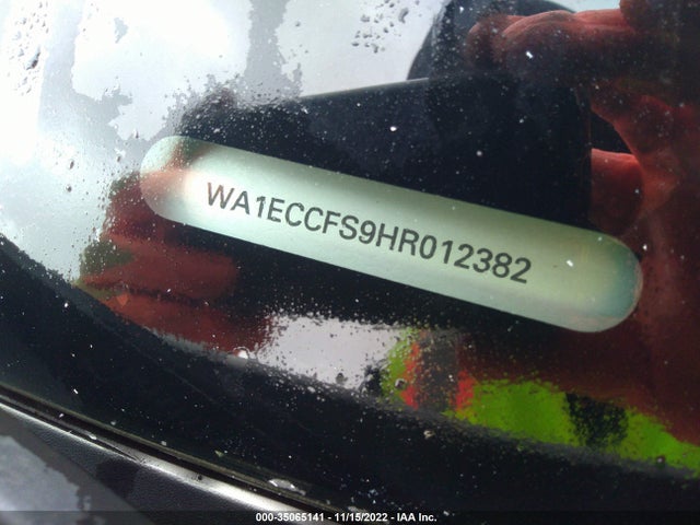 WA1ECCFS9HR012382 Audi Q3 PREMIUM