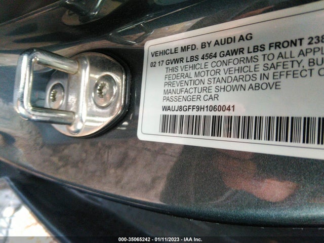 Audi A3 Sedan Premium Plus 2017 WAUJ8GFF9H1060041 Image 9