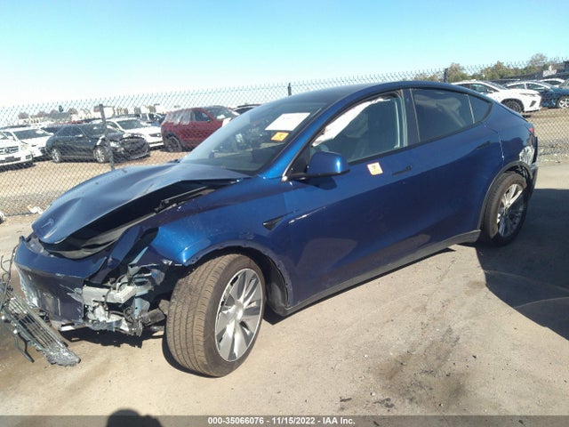 2020 TESLA MODEL Y LONG RANGE VIN: 5YJYGDEE9LF057829