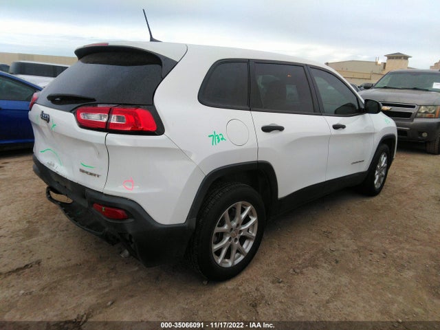 2017 JEEP CHEROKEE SPORT VIN: 1C4PJLAS8HD216468