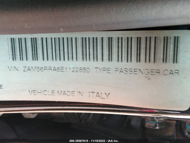 ZAM56RRA6E1122850 Maserati Quattroporte