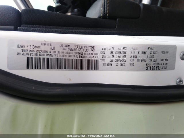 2015 Jeep Cherokee, VIN: 1C4PJLCB1FW707494