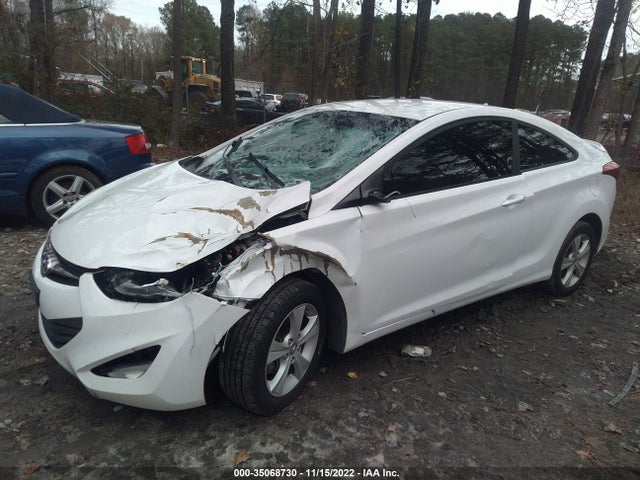 2013 HYUNDAI ELANTRA COUPE GS PZEV VIN: KMHDH6AE8DU018800