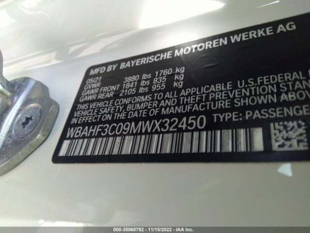 WBAHF3C09MWX32450 BMW Z4 Sdrive30i