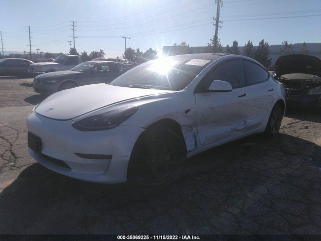 Tesla Model 3 Long Range 2022 5YJ3E1EB1NF173369 Image 2