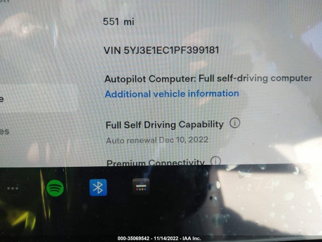 Tesla Model 3 Performance 2023 5YJ3E1EC1PF399181 Image 7