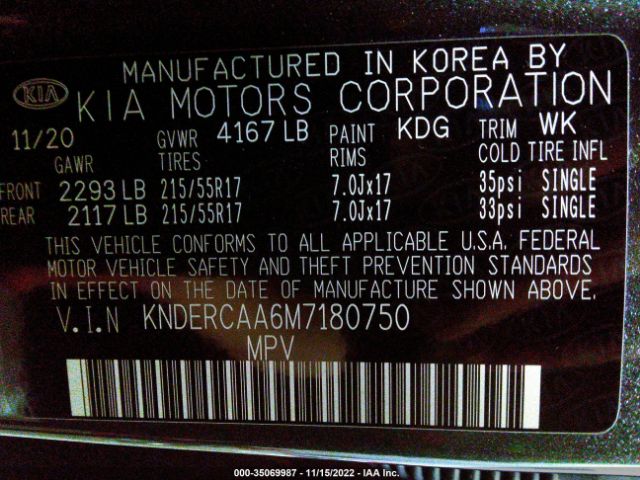 KNDERCAA6M7180750 KIA SELTOS EX
