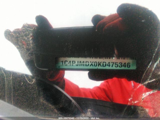 1C4PJMDX0KD475346 Jeep Cherokee Limited