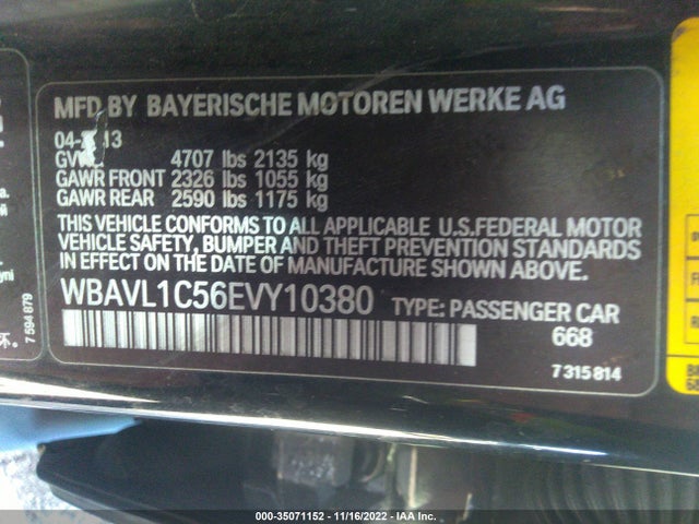 BMW X1 Xdrive28i 2014 WBAVL1C56EVY10380 Image 9