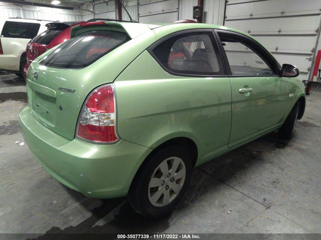 2009 HYUNDAI ACCENT AUTO GS VIN: KMHCM36C69U124876