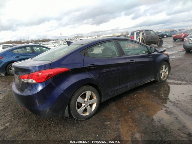 2013 HYUNDAI ELANTRA GLS PZEV VIN: 5NPDH4AE7DH294033