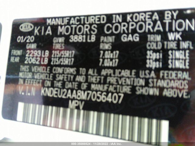KNDEU2AA8M7056407 KIA SELTOS S