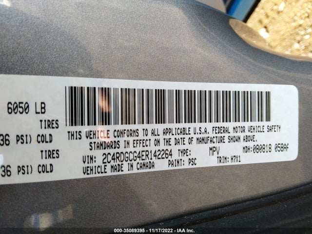 Dodge Grand Caravan Sxt 2014 2C4RDGCG4ER142264 Image 10