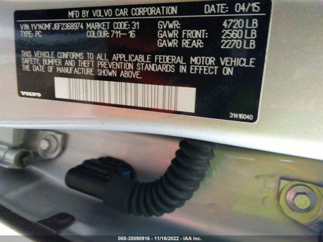 YV140MFJ6F2368974 Volvo S60 T5 Drive-e