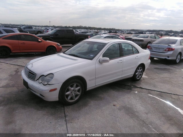 2002 MERCEDES-BENZ C CLASS VIN: WDBRF61J22F233263