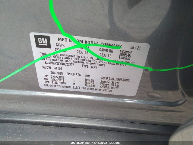 2022 Buick Encore, VIN: KL4MMFSLXNB025297
