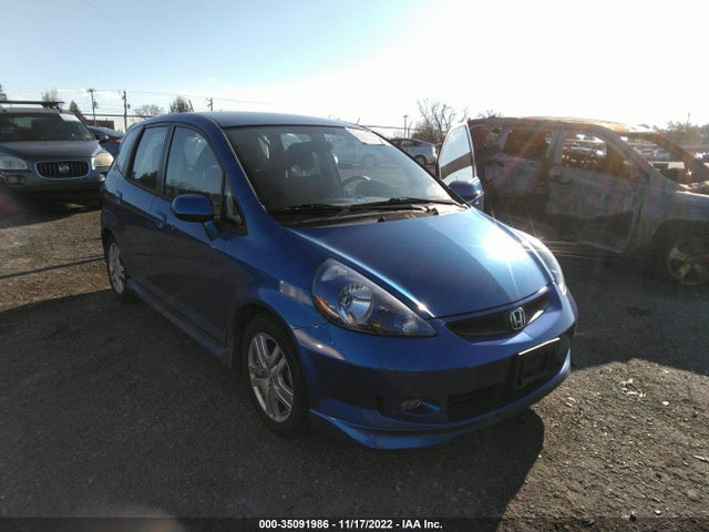 2007 HONDA FIT SPORT VIN: JHMGD37607S019840