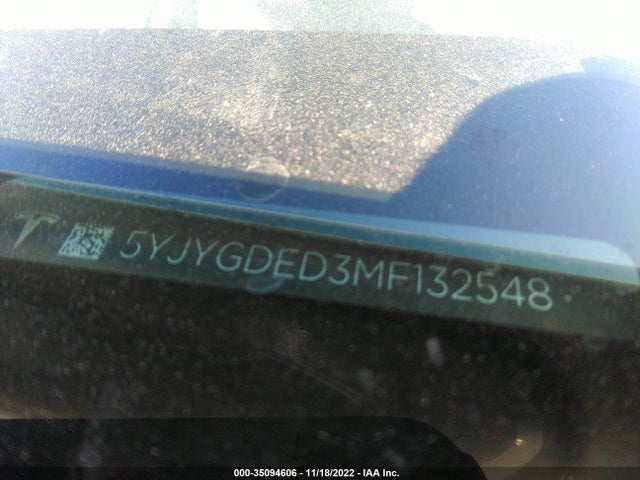 Tesla Model Y Standard Range 2021 5YJYGDED3MF132548 Image 9