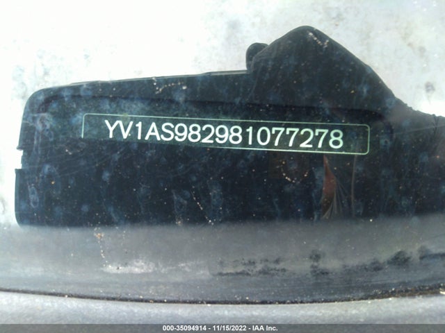 Volvo S80 3.2l 2008 YV1AS982981077278 Image 10