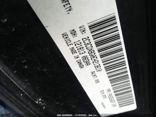 2C3CDXBG0EH213610 Dodge Charger Se