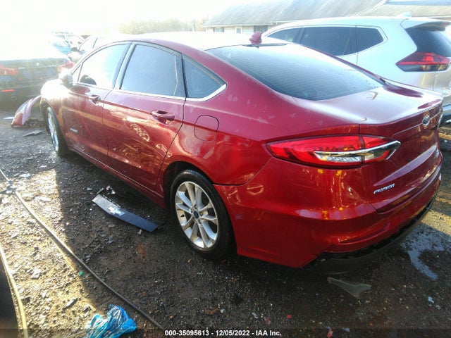 2019 FORD FUSION HYBRID SE VIN: 3FA6P0LU7KR204601