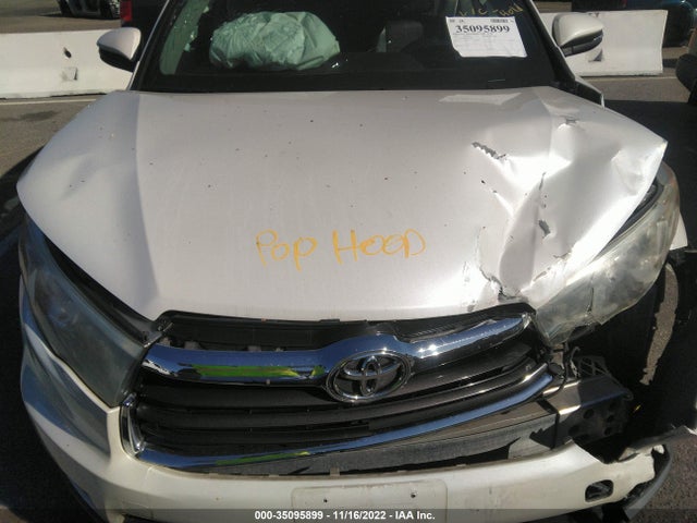2016 TOYOTA HIGHLANDER XLE VIN: 5TDKKRFH1GS148637
