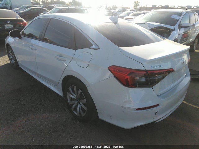 2022 HONDA CIVIC SEDAN LX VIN: 2HGFE2F24NH520075