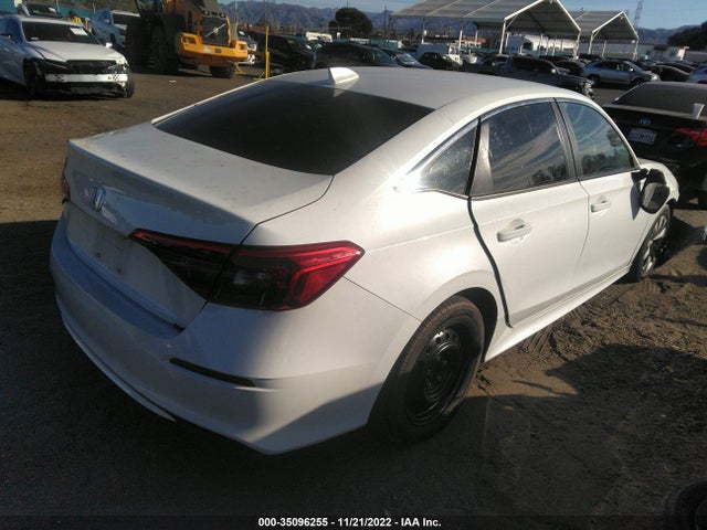 2022 HONDA CIVIC SEDAN LX VIN: 2HGFE2F24NH520075