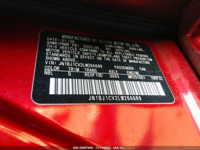 JN1BJ1CV2LW266689 Nissan Rogue Sport S