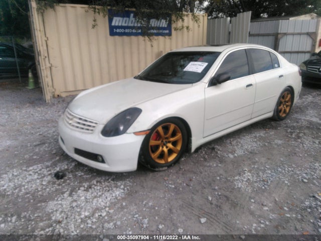 2006 INFINITI G35 SEDAN VIN: JNKCV51EX6M517795