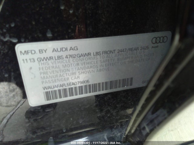 Audi A4 PREMIUM 2014 WAUAFAFL5EA079805 Image 9