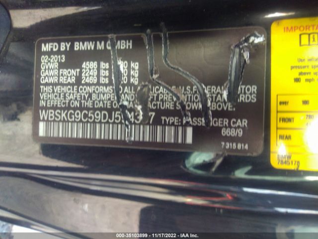 WBSKG9C59DJ594337 BMW M3