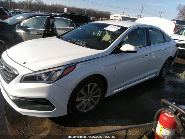 2016 HYUNDAI SONATA 2.4L SPORT VIN: 5NPE34AF9GH410851