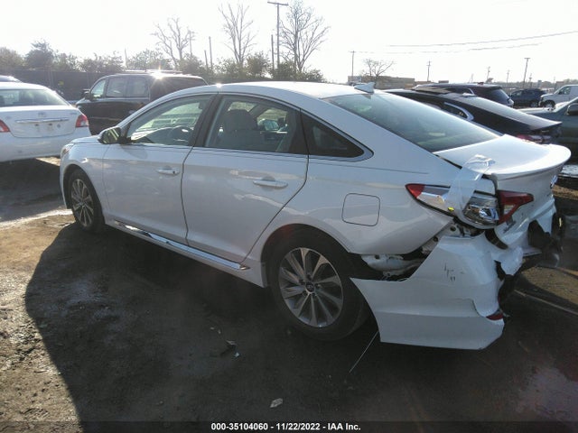 2016 HYUNDAI SONATA 2.4L SPORT VIN: 5NPE34AF9GH410851