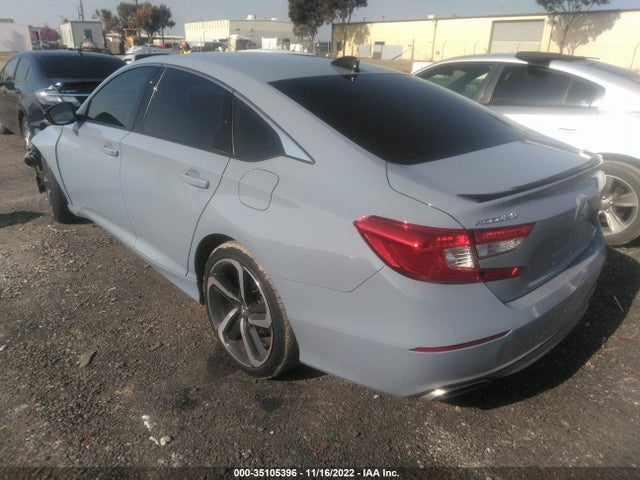 2021 HONDA ACCORD SEDAN SPORT VIN: 1HGCV1F39MA097514