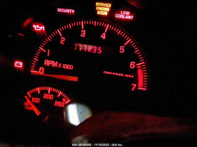 2001 PONTIAC GRAND AM GT VIN: 1G2NW52E11C186758