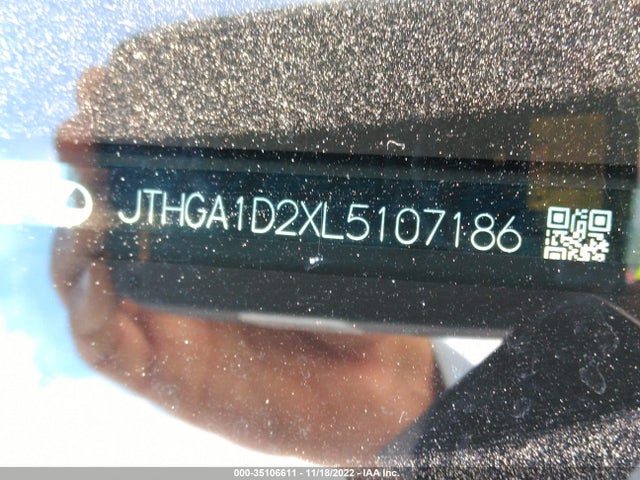 2020 Lexus IS, VIN: JTHGA1D2XL5107186