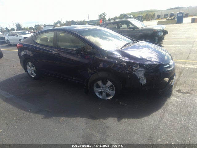 2013 HYUNDAI ELANTRA GLS VIN: 5NPDH4AE2DH292514