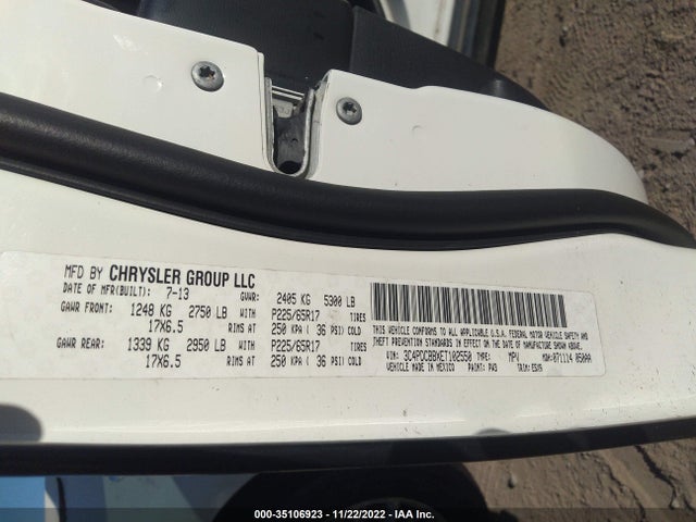 Dodge Journey Sxt 2014 3C4PDCBBXET102550 Image 9