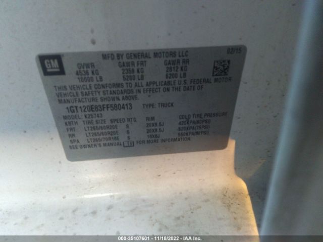 1GT120E83FF580413 GMC Sierra 2500hd Denali