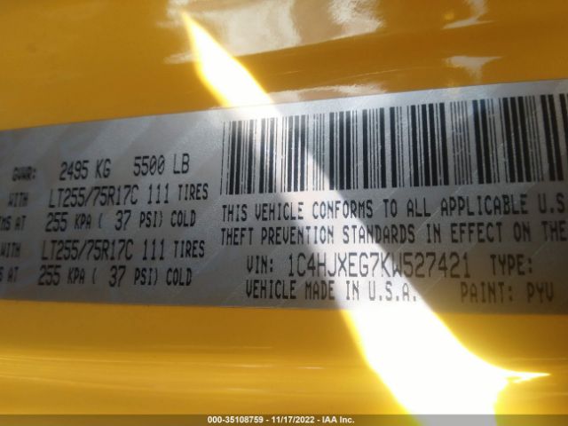 1C4HJXEG7KW527421 Jeep Wrangler Unlimited Moab