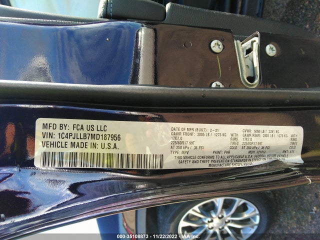 Jeep Cherokee Latitude Plus 2021 1C4PJLLB7MD187956 Image 14