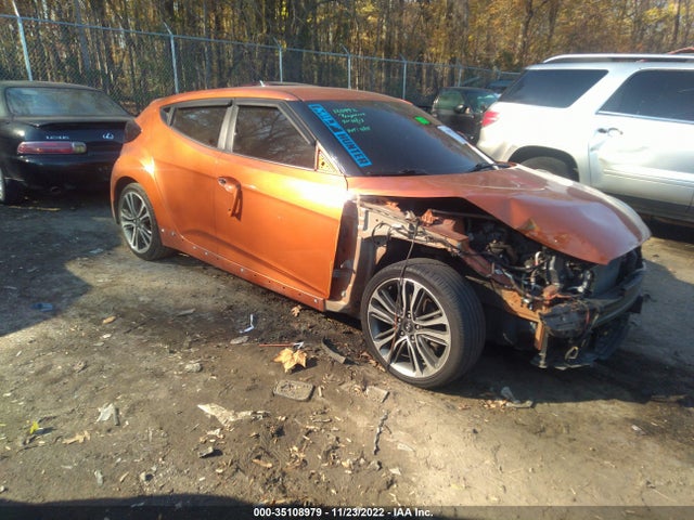 2016 HYUNDAI VELOSTER TURBO VIN: KMHTC6AEXGU295981