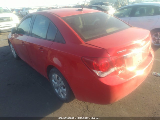 35109637 :رقم المزاد ، 1G1PA5SH2E7454110 vin ، 2014 Chevrolet Cruze Ls مزاد بيع
