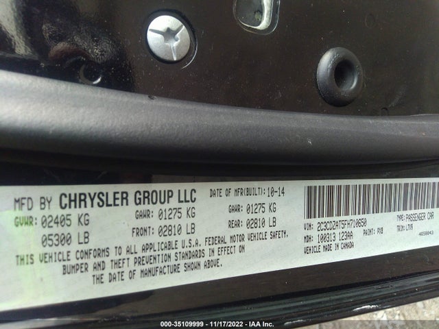 Dodge Challenger R/t 2015 2C3CDZAT5FH710650 Image 9