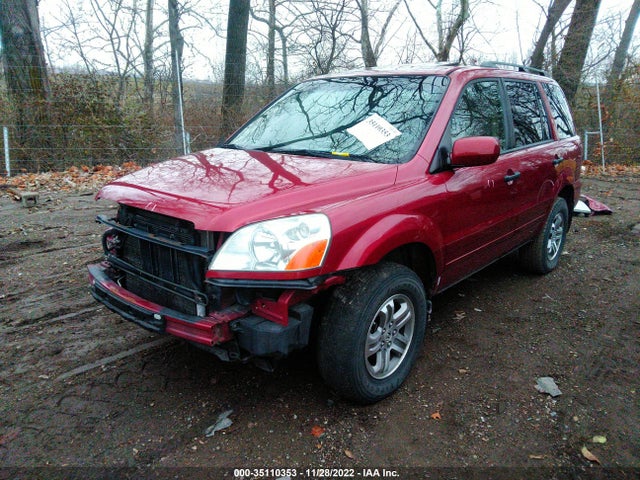 2005 HONDA PILOT EX-L WITH RES VIN: 2HKYF18635H566504