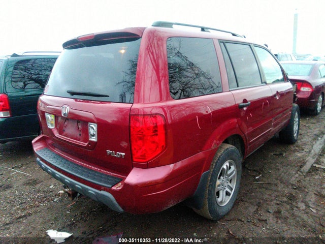 2005 HONDA PILOT EX-L WITH RES VIN: 2HKYF18635H566504