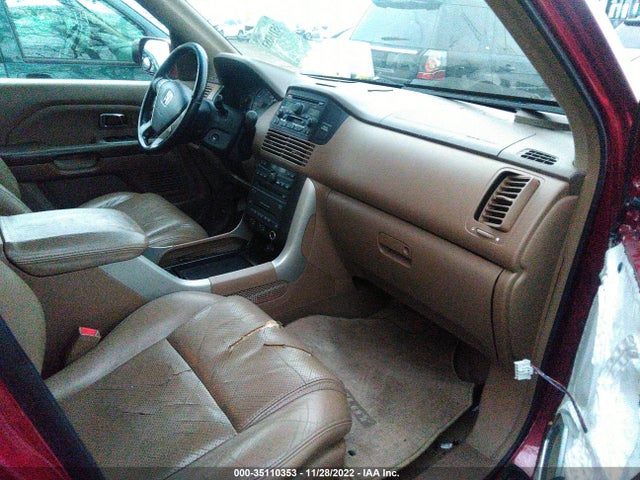 2005 HONDA PILOT EX-L WITH RES VIN: 2HKYF18635H566504