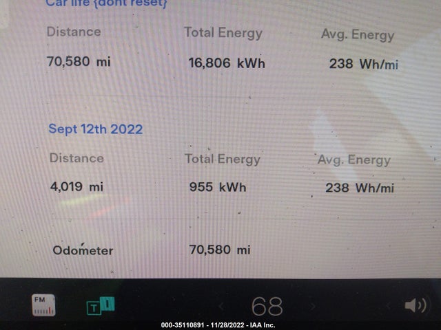 Tesla Model 3 Range 2019 5YJ3E1EA5KF309313 Image 7