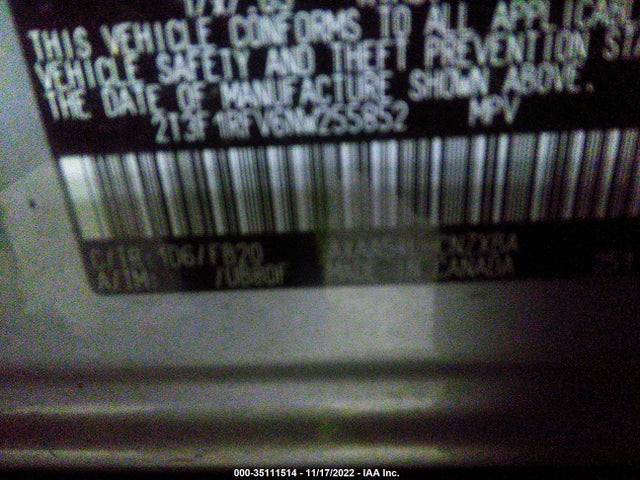 2022 TOYOTA RAV4 LE VIN: 2T3F1RFV6NW255852